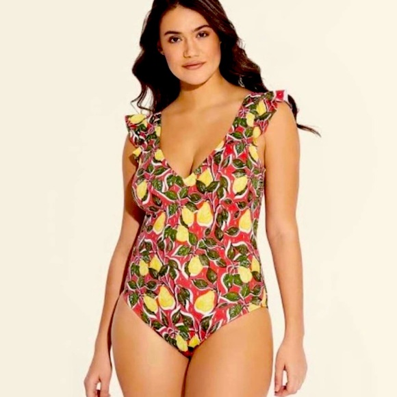 Beach Betty Other - Women’s Beach Betty‎ M Pear One Piece Swimsuit